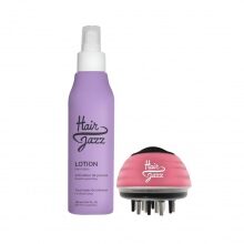 HAIR JAZZ Scalp Massager for hårvekstsakselererende lotion + lotion!